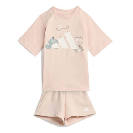 adidas Tiro_Nster T-Shirt Set Βρεφικό Σετ Σομόν