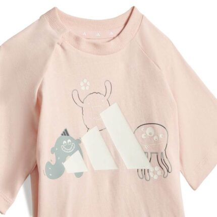 adidas Tiro_Nster T-Shirt Set Βρεφικό Σετ Σομόν