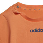 adidas Essentials Tee Set Kids Βρεφικό Σετ Πορτοκαλί / Μπλε