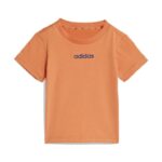 adidas Essentials Tee Set Kids Βρεφικό Σετ Πορτοκαλί / Μπλε