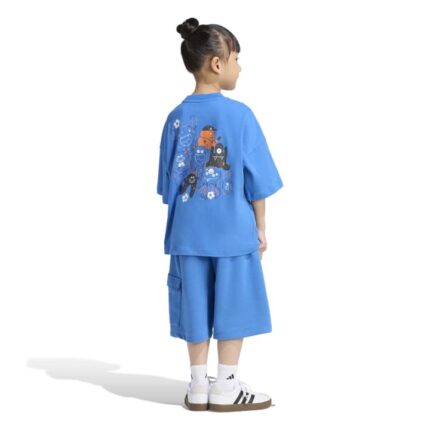 adidas Tiro_Nster T-Shirt Set Παιδικό Σετ Γαλάζιο
