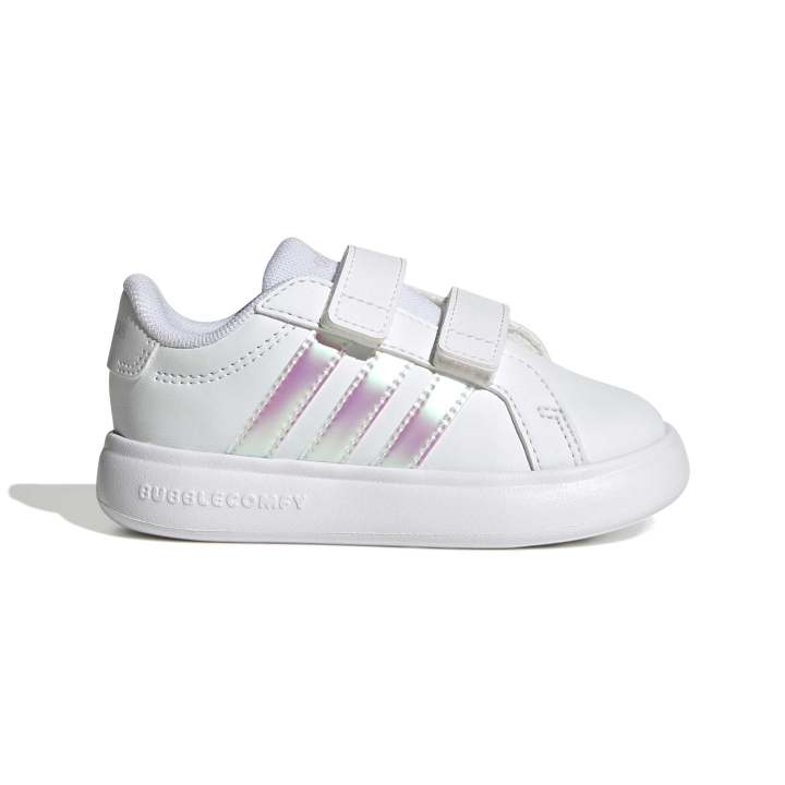 adidas Grand Court 3.0 Inf Βρεφικά Sneakers με Σκρατς Λευκά