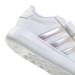 adidas Grand Court 3.0 Inf Βρεφικά Sneakers με Σκρατς Λευκά
