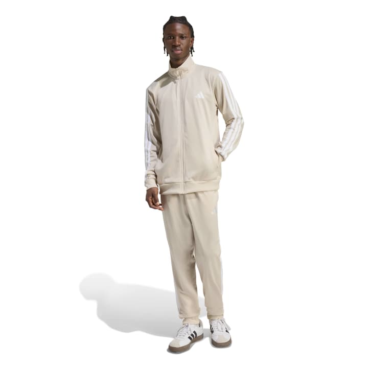 im_kr5358_1.jpg adidas Basic 3-Stripes Tricot Dayready Track Suit Ανδρικό Σετ Φόρμας Μπεζ