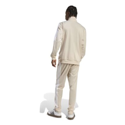 adidas Basic 3-Stripes Tricot Dayready Track Suit Ανδρικό Σετ Φόρμας Μπεζ