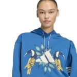 adidas Γυναικείο Φούτερ x Farm Rio Με Κουκούλα