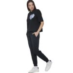 Body Action Modal Joggers Black Γυναικείο Παντελόνι Μαύρο