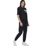 Body Action Modal Joggers Black Γυναικείο Παντελόνι Μαύρο