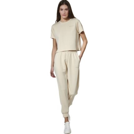 Body Action Modal Joggers Summer Sand Γυναικείο Παντελόνι Εκρού