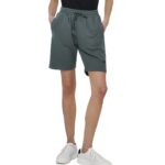 Body Action Essentials French Terry Balsam Green Γυναικείο Σορτς Λαδί