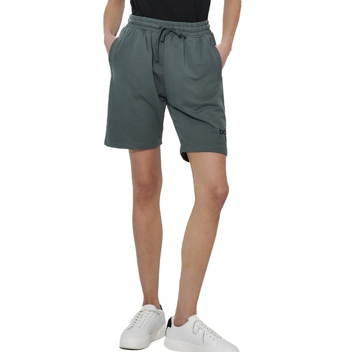 im_031615_07a_1.jpg Body Action Essentials French Terry Balsam Green Γυναικείο Σορτς Λαδί