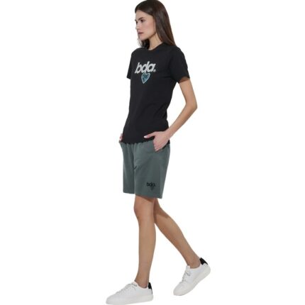 Body Action Essentials French Terry Balsam Green Γυναικείο Σορτς Λαδί