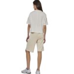 Body Action Wide-Leg Bermuda Shorts Summer Sand Γυναικεία Βερμούδα Εκρού