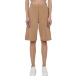 Body Action Wide-Leg Bermuda Shorts Cartouche Brown Γυναικεία Βερμούδα Ταμπά