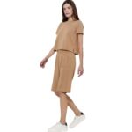 Body Action Wide-Leg Bermuda Shorts Cartouche Brown Γυναικεία Βερμούδα Ταμπά