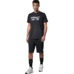 Body Action Essentials French Terry Shorts Black Ανδρική Βερμούδα Μαύρη