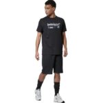 Body Action Essentials French Terry Shorts Black Ανδρική Βερμούδα Μαύρη