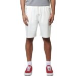 Body Action Essentials French Terry Shorts Star White Ανδρική Βερμούδα Λευκή