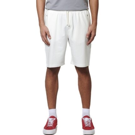 Body Action Essentials French Terry Shorts Star White Ανδρική Βερμούδα Λευκή