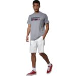 Body Action Essentials French Terry Shorts Star White Ανδρική Βερμούδα Λευκή