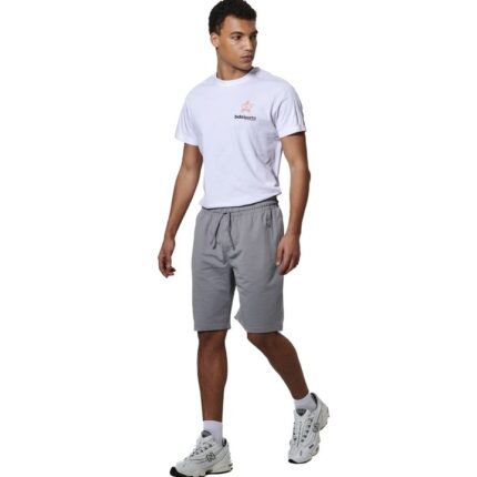 Body Action Essentials French Terry Shorts Silver Grey Ανδρική Βερμούδα Γκρι28,90