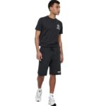Body Action Sportswear Shorts Black Ανδρική Βερμούδα Μαύρη