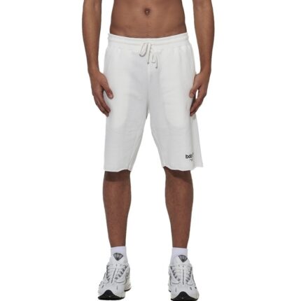 Body Action Sportswear Shorts White Alyssum Ανδρική Βερμούδα Λευκή