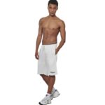 Body Action Sportswear Shorts White Alyssum Ανδρική Βερμούδα Λευκή