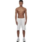 Body Action Sportswear Shorts White Alyssum Ανδρική Βερμούδα Λευκή