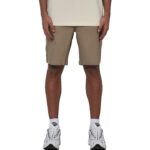 Body Action Tech Stretch Shorts Sand Beige Ανδρική Βερμούδα Μπεζ