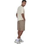 Body Action Tech Stretch Shorts Sand Beige Ανδρική Βερμούδα Μπεζ