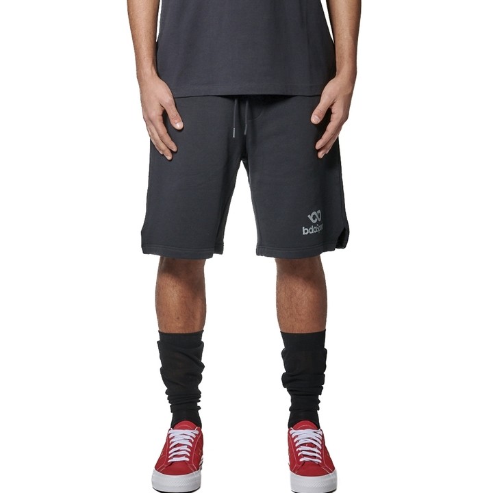 im_033628_01_1.jpg Body Action High Density Logo Terry Shorts Black Ανδρική Βερμούδα Μαύρη