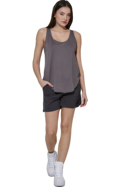 Body Action Γυναικείο Αμάνικο Γκρι