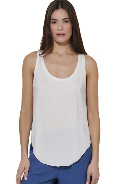 Body Action Γυναικείο Αμάνικο Λευκό