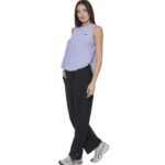 Body Action Loose Breathable Yoga Top Violet Blue Γυναικεία Αμάνικη Μπλούζα Λιλά