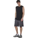 Body Action Modal Sleeveless Tee Black Ανδρική Αμάνικη Μπλόυζα Μαύρη