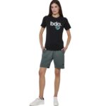Body Action Logo Γυναικείο T-Shirt Black Γυναικεία Αμάνικη Μπλούζα Μαύρη