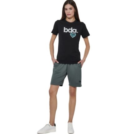 Body Action Logo Γυναικείο T-Shirt Black Γυναικεία Αμάνικη Μπλούζα Μαύρη