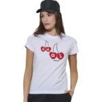 Body Action Slim Fit T-Shirt White Γυναικεία Κοντομάνικη Μπλόυζα Λευκή