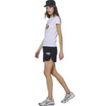 Body Action Slim Fit T-Shirt White Γυναικεία Κοντομάνικη Μπλόυζα Λευκή