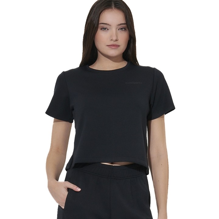 im_051626_01_1.jpg Body Action Modal Straight-Cut T-Shirt Black Γυναικεία Κοντομάνικη Μπλούζα Μαύρη