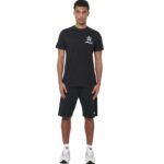 Body Action Slim Fit T-Shirt Black Ανδρική Κοντομάνικη Μπλόυζα Μαύρη
