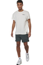 Body Action Ανδρικό Αθλητικό T-shirt Λαδί Εκρού