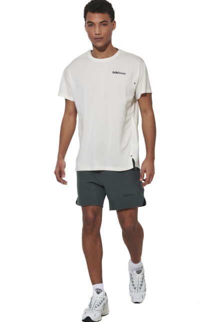 Body Action Ανδρικό Αθλητικό T-shirt Λαδί Εκρού