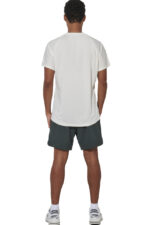 Body Action Ανδρικό Αθλητικό T-shirt Λαδί Εκρού