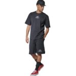 Body Action High-Density Logo T-Shirt Black Ανδρική Κοντομάνικη Μπλόυζα Μαύρη