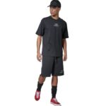 Body Action High-Density Logo T-Shirt Black Ανδρική Κοντομάνικη Μπλόυζα Μαύρη