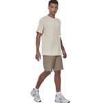 Body Action Regular Fit Tech Pique T-Shirt Summer Sand Ανδρικό Κοντομάνικο Εκρού