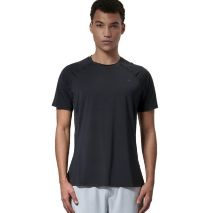 Body Action Lightweight Short-Sleeve Yoga T-Shirt Black Ανδρική Κοντομάνικη Μαύρη
