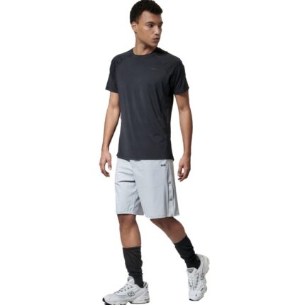 Body Action Lightweight Short-Sleeve Yoga T-Shirt Black Ανδρική Κοντομάνικη Μαύρη